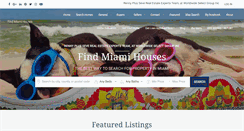 Desktop Screenshot of findmiamihouses.com