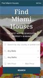 Mobile Screenshot of findmiamihouses.com